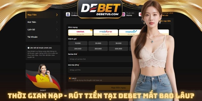 Thời gian xử lý các giao dịch nạp rút luôn được đảm bảo